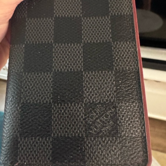 Louis Vuitton Black & Red Damier Graphite
Pocket Organizer - Picture 6 of 12